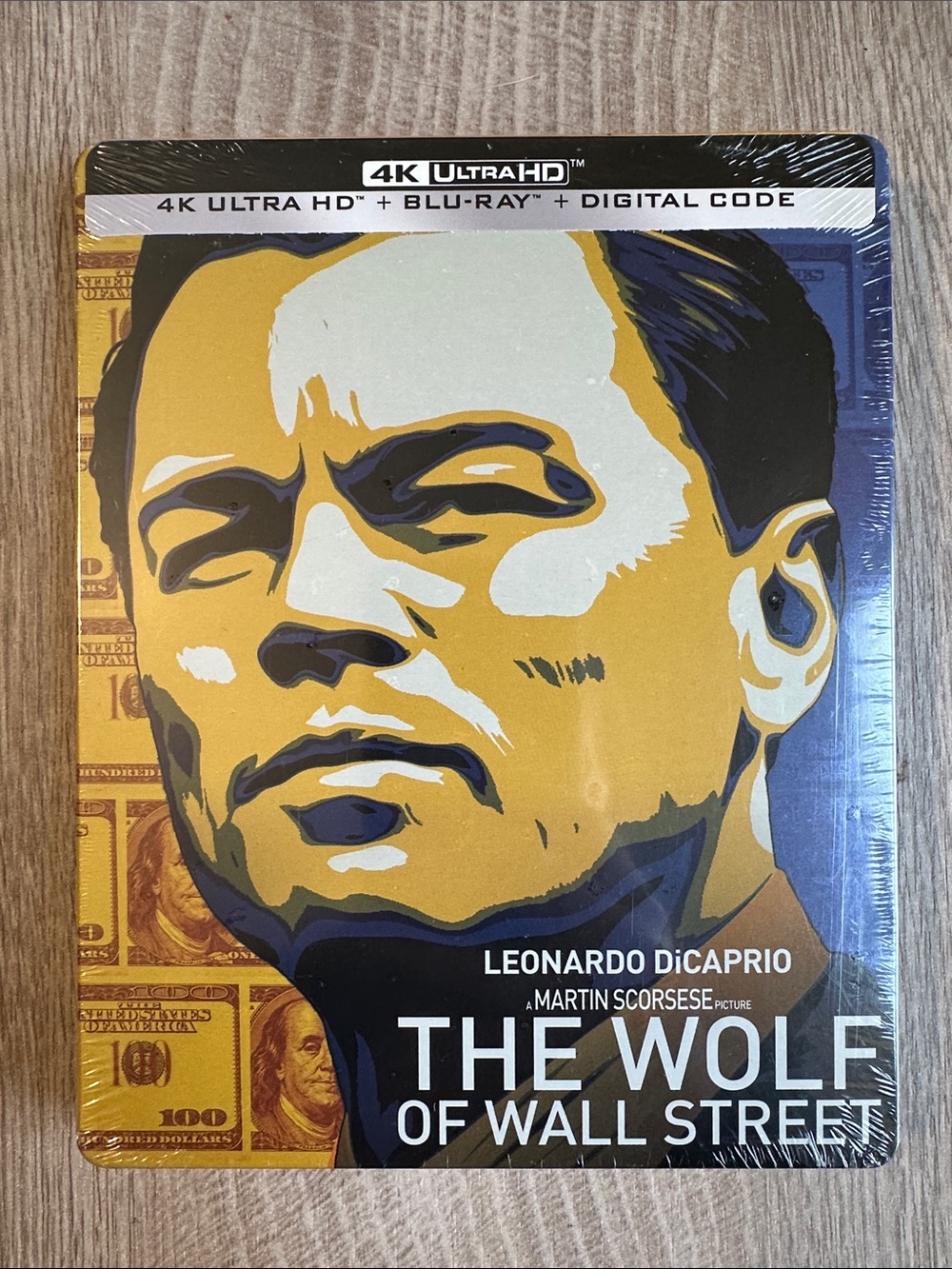 SEALED Wolf of Wall Street 4K UHD Blu-ray SteelBook w/ Digital Code